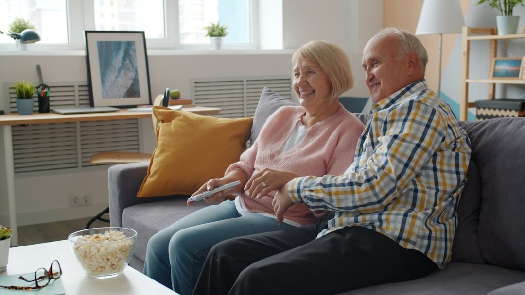 seniors gathering in cozy room